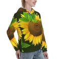 thumbnail image 6 of Xecao Sunflower Pattern Hoodies for Women Sweatshirts Long Sleeve Sweatshirts Pullover Outfits with Pocket-Medium, 6 of 7