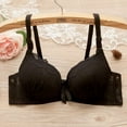 thumbnail image 3 of Bras For Women,Lace No Steel Ring Small Chest Gathered Adjustable Bra + Panty Set(70B-85B), 3 of 6