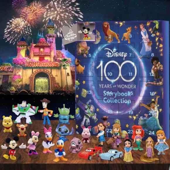 WJCA 2024 Disney Advent Calendar - 24 Days of Character Surprises, Christmas Gift for Children