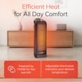thumbnail image 5 of Lasko CT16450 Black 1500W 2 Speed, Oscillating, Thermostat Ceramic Tower Space Heater, 5 of 14