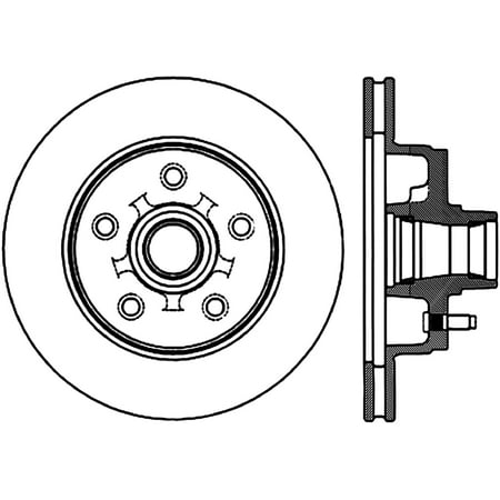 CENTRIC PARTS - CROSS-DRILLED Fits select: 1981-1986 CHEVROLET C10, 1987 CHEVROLET R10