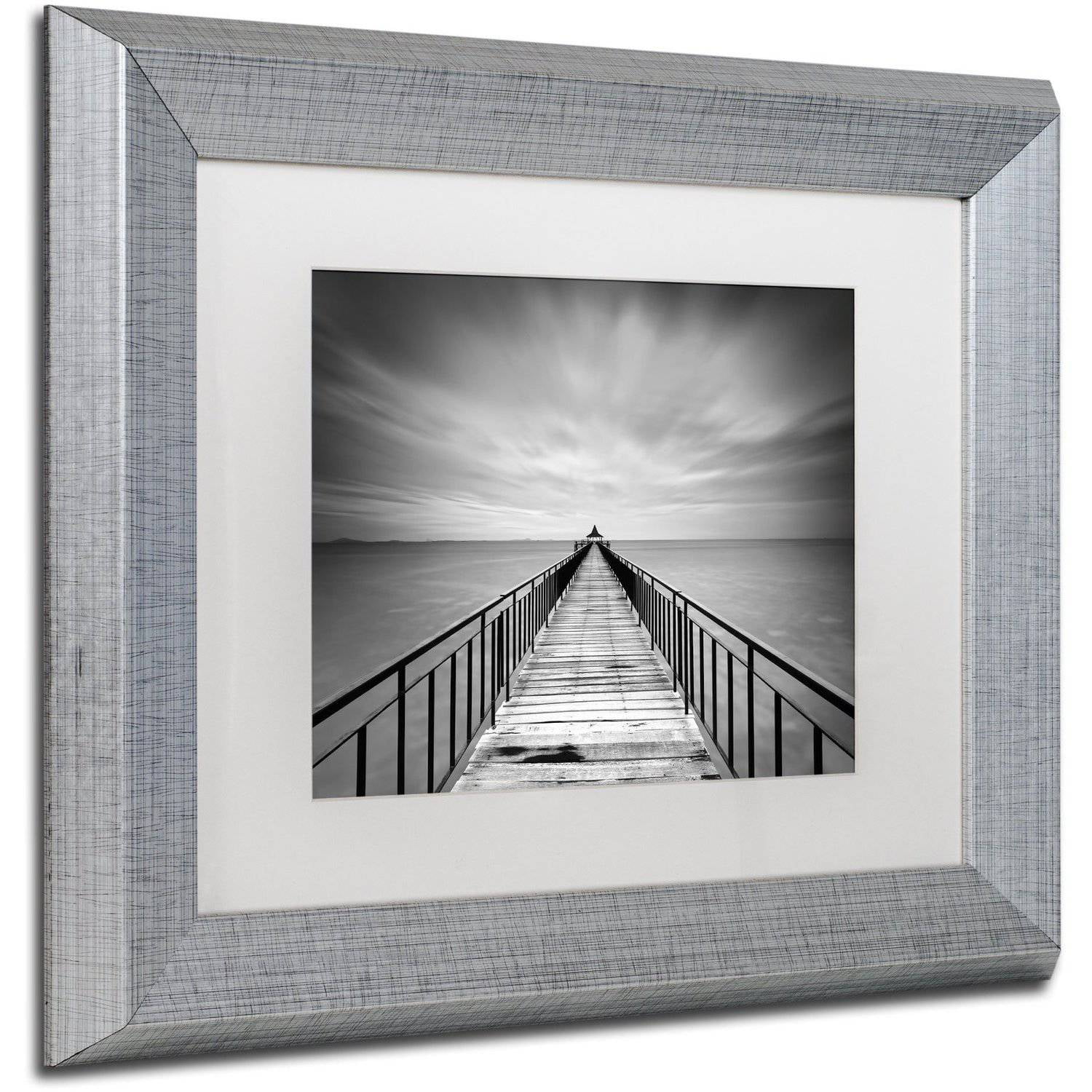 Michael de Guzman 'Withstand' Matted Framed Art