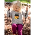 thumbnail image 2 of Funny Unicorn Donut Long Sleeve Toddler -Image by Shutterstock,  2 Toddler, 2 of 4