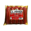 J.C. Potter Hot Link Pork and Beef Sausage, 16 oz, Plastic Wrapped