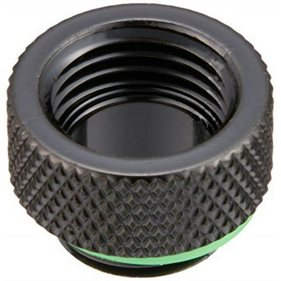 bitspower g1/4" male to female extender fitting, 7.5mm, matte black