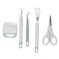 thumbnail image 3 of Cardstock Crafting Tools, Craft  Weeding Set Incisive Cutting DIY Making Stainless Steel Blades Reverse Grip Tweezers  for Scrapbooking, 3 of 7