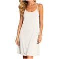 thumbnail image 2 of ZZwxWA Long Slip Dress for Women Adjustable Spaghetti Straps Full Slip for Women Under Dresses Cami Midi Dresses Nightgown, 2 of 8