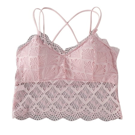 

crtigd Chest Wearing Bra Underwear Vest Sports Pad Wireless Top Women Breathable