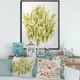 thumbnail image 2 of Designart 'Abstract White Meadow Flowers' Traditional Framed Canvas Wall Art Print, 2 of 5