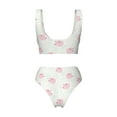 thumbnail image 5 of Daiia Cute Pigs Women's Bikini Set Two Piece Swimsuit High Waisted Bikini Adjustable Straps Bikini Perfect for Beach, Pool, and Summer Vacation-X-Large, 5 of 9
