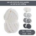 thumbnail image 2 of 8Pcs Assorted Chunky Yarn for Crocheting,Super Bulky Large Soft Fluffy Yarn,Plush Fuzzy Yarn,Thick Chenille Yarn for Hand Knitting/Arm Knitting(27yds,8 oz Each Skein), 2 of 8