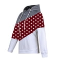 thumbnail image 2 of Xijirk Women's Sweatshirts Long Sleeve Hooded Solid Color Casual Cozy Lined Women's Sweatshirts for Cold Season,,M, 2 of 2