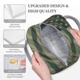 thumbnail image 3 of Disketp Jungle Green Camo USA Flag Bolsa Térmica para Almuerzo, Lonchera con Abertura Amplia y Gran Capacidad, Organizador Reutilizable para Mujeres, Hombres y Adultos, 3 of 6