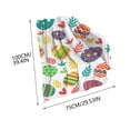 thumbnail image 3 of Vggrvlo Easter Flannel Blanket Throw Easter Eggs Easter Decorations for Home Throw Blankets Farmhouse Decor Indoor for Sofa Couch Bed Home Easter 30"x40", 3 of 7