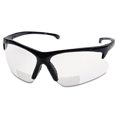 V60 30-06 Rx Safety Readers, Black Frame, Clear Lens, 2.5 Diopter | Bundle of 2 Each