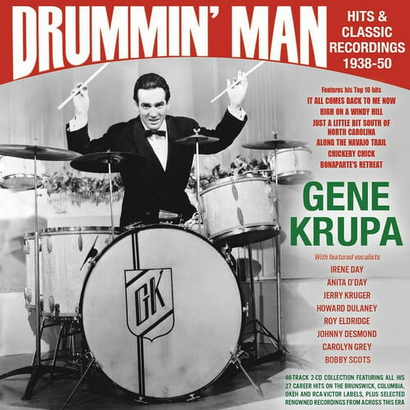 Gene Krupa - Gene Krupa - Drummin' Man: Hits & Classic Recordings 1938-50 - Music & Performance - CD