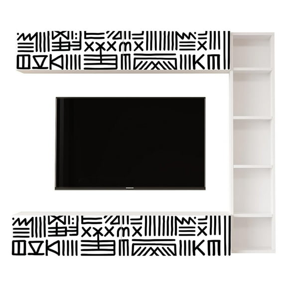Cohen Floating Entertainment Center Floating TV Stand Wall Mounted