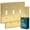 Toggle Switch 3-Gang 2-Pack, variant on Rio Salto BRASS Deco Collection Standard Size Metal Toggle Switch Gold Outlet Cover or Light Switch Cover Wall Plate Single Wallplate Covers 1 Gang Brushed Brass Togle 1-Gang 10-Pack