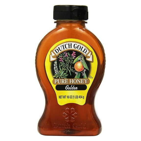 Dutch Gold Pure Honey, Golden, 16 Oz