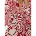 thumbnail image 3 of Printed Long Sleeve Viscose Maxi Dress, 3 of 5