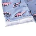 thumbnail image 5 of StylesILove Kid Boys Chic Graphic Rash Guard with Swim Hat 3pcs Swimsuit Pool Party Swimwear Beach Bathing Suit (Blue Dinosaur, 130/4T), 5 of 7