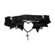 thumbnail image 4 of Liga con forma de corazón, cómoda y moderna, accesorio de disfraz, liga elástica para el muslo para fiestas. Negro, 4 of 8