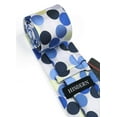 thumbnail image 5 of HISDERN Polka Dot Ties for Men Handkerchief Woven Classic Silk Mens Ties and Pocket Square Set Wedding Business, 5 of 7