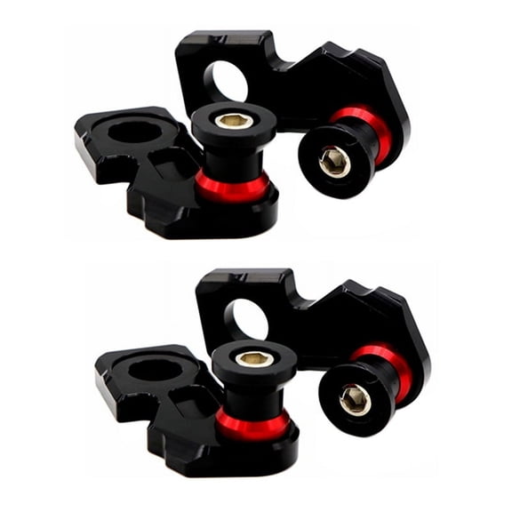 10x Motorcycle CNC Aluminum Chain Adjuster Block Rear Swingarm Spools for CB650F CBR650F 2014-2019 CB650R 2019