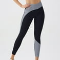 thumbnail image 2 of Purcolt Contrast Color Leggings for Women High Waisted Tummy Control Buttery Soft Gym Yoga Pants for Athletic Workout Running, 2 of 3