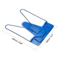 thumbnail image 2 of Uxcell 8.7x6.3" Book Stand, Iron Adjustable Foldable Desktop Book Display Holder, Blue, 2 of 5