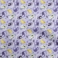 thumbnail image 1 of oneOoneViscoseJerseyMediumPurpleFabricKidsAnimalFabricForSewingPrintedCraftFabricByTheYard60InchWide, 1 of 4