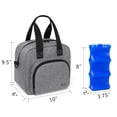 thumbnail image 4 of Bolsa Térmica para Leche Materna Luxja para 6 Biberones de 150-270 mL Gris, 4 of 9