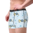 thumbnail image 3 of Bingfone Cartoon Turtle Men's Underwear - Casual Stretch Boxer Briefs-X-Large, 3 of 7