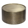 thumbnail image 6 of Simpli Home Corbin 32 inch Wide Boho Contemporary Coffee Table in Hammered Antique Gold Iron, Assembled, 6 of 8