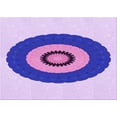 thumbnail image 1 of Ahgly Company Machine Washable Indoor Rectangle Transitional Blossom Pink Area Rugs, 2' x 4', 1 of 7
