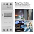 thumbnail image 4 of Timer Relay, Programmable AC220V / AC110V / DC24V / DC12V 16A Universal Programmable Timer Switch  For Street Lamps Neon Lights For Electric Bells, 4 of 8