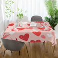 thumbnail image 3 of Yayeee Tablecloths 60" x 120" Rectangle Wrinkle Resistant Party Table Cover, Bunnies and Hearts, 3 of 8