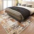 thumbnail image 2 of EnHomee Area Rug for Living Room 5x7 Area Rugs for Bedroom Modern Abstract Rug with Rubber Backing Non Slip Washable Persian Carpet, Brown Gray, 2 of 7