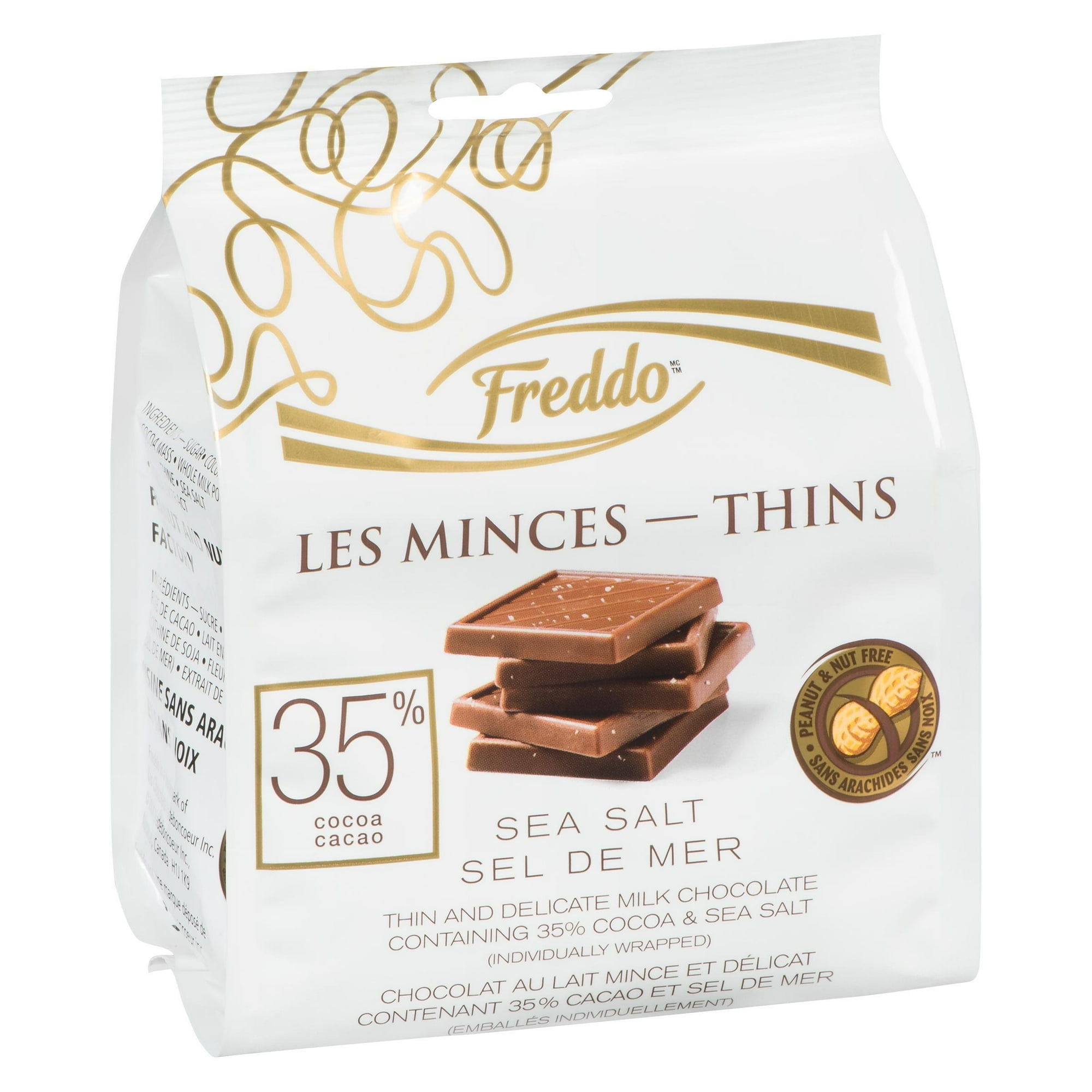 Freddo Thins Milk Chocolate and Sea Salt