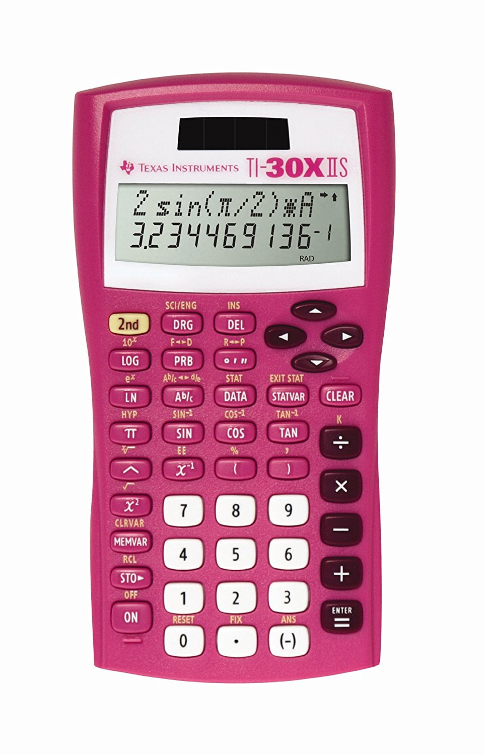 Texas Instruments TI-30X IIS 2-Line Scientific Calculator Pink for sale online