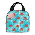 thumbnail image 1 of Disketp Crab Swims In The Ocean Bolsa Térmica para Almuerzo para Hombre y Mujer, Ideal para Trabajo, Senderismo y Picnic, 1 of 8