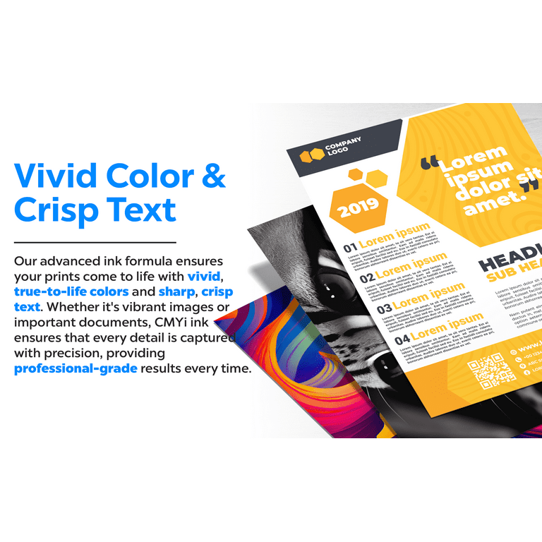 CMYi 934XL 935XL Combo Pack of 4 Ink Cartridges compatible for HP 934XL 935XL - OfficeJet 6812, 6815, 6820, 6825, Pro 6220, 6230, 6830, 6830c, 6835 (1 Black, 1 Cyan, 1 Magenta, 1 Yellow)