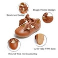 thumbnail image 4 of Kiderence Girls Flat Mary Jane Shoes School Party Dress Ballerina Shoe (Toddler/Little Kids) FG04 Brown - 7M, 4 of 7
