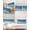 Blue, variant on Orange Coastal Beach Pillow Cases Queen Size Set of 2, Smooth Satin Pillowcase for Hair and Skin, Summer Nautical Oil Painting Decorative Cooling Bed Pillow Covers with Zipper, 20x30 Inches