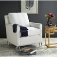 thumbnail image 4 of SAFAVIEH Hollywood Glam Tufted Acrylic Club Chair, White/Clear, 4 of 7