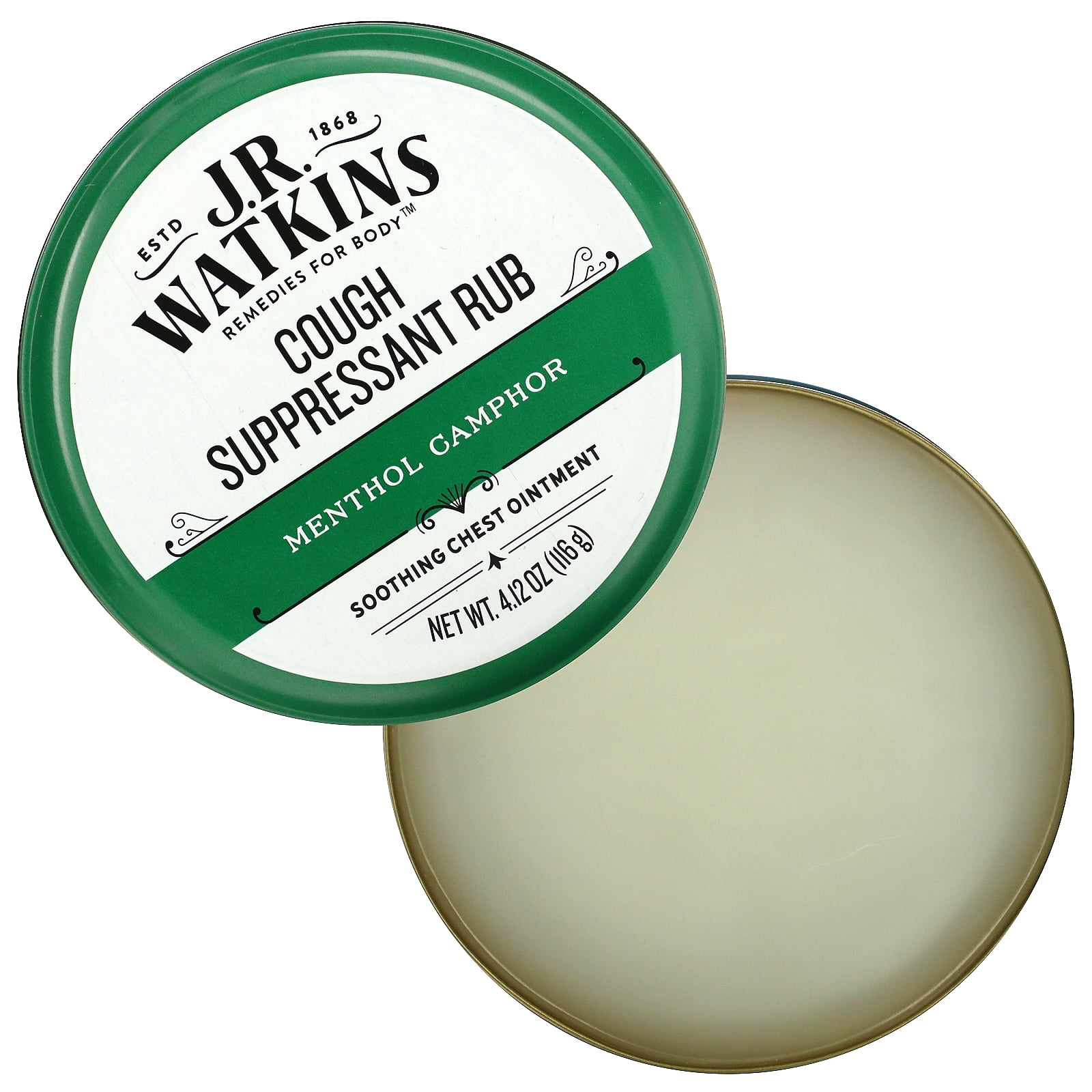 J.R. Watkins Menthol Camphor Menthol Camphor Ointment 4.12 oz