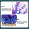 thumbnail image 4 of KAKOWELY Decoración de plantas acuáticas para pecera, césped artificial, planta para pecera, decoración de plantas para acuario, 4 of 5