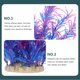 thumbnail image 4 of KAKOWELY Decoración de plantas acuáticas para pecera, césped artificial, planta para pecera, decoración de plantas para acuario, 4 of 5