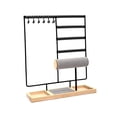 thumbnail image 2 of Soporte para Estante colgante Soportes de gran capacidad Regalo para niñas de 5 niveles Estante de joyería de metal Organizador de joyas para, 2 of 9