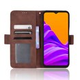 thumbnail image 2 of Case for Samsung Galaxy XCOVER 6 PRO Cover Adjustable Detachable Card Holder Magnetic closure Leather Wallet Case - Brown, 2 of 5